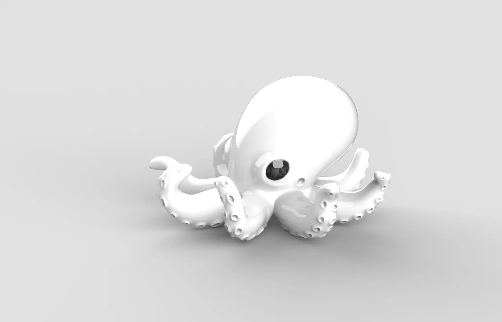 Baby Octopus 3D print model_0