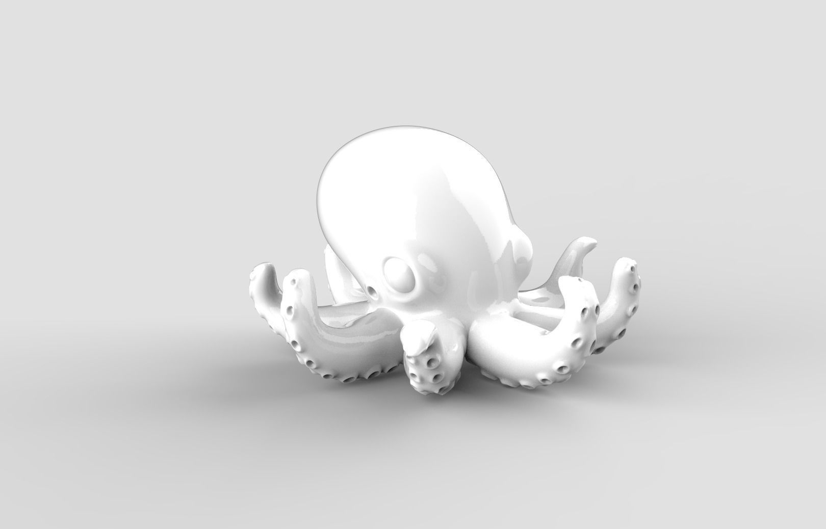 Baby Octopus 3D print model_1
