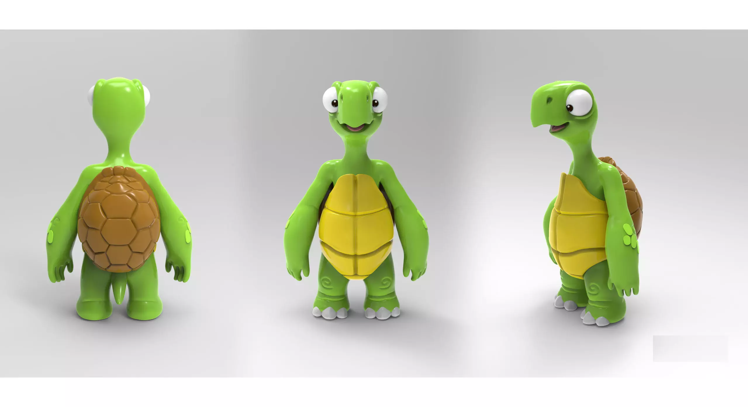 Cartoon Turtle 3D model_0