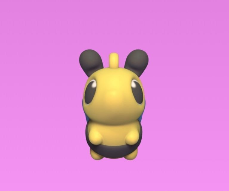 Flying Bee 3D print model_1
