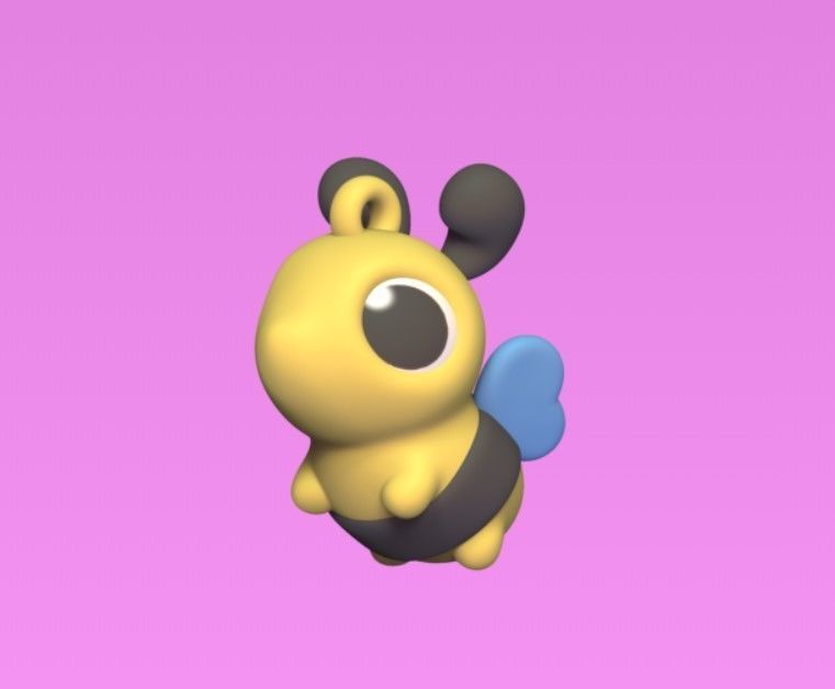 Flying Bee 3D print model_2