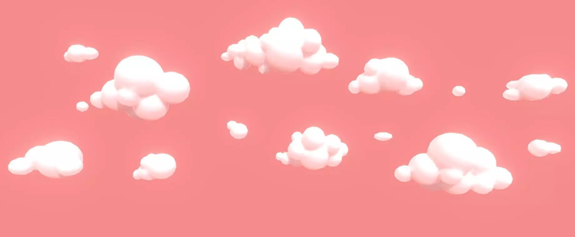 Clouds cartoon lowpoly - Pack 01 Texture_1