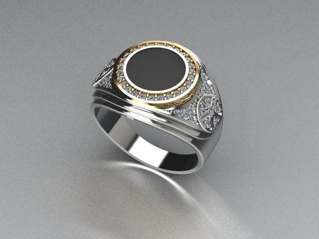 men ring 3D print model_1