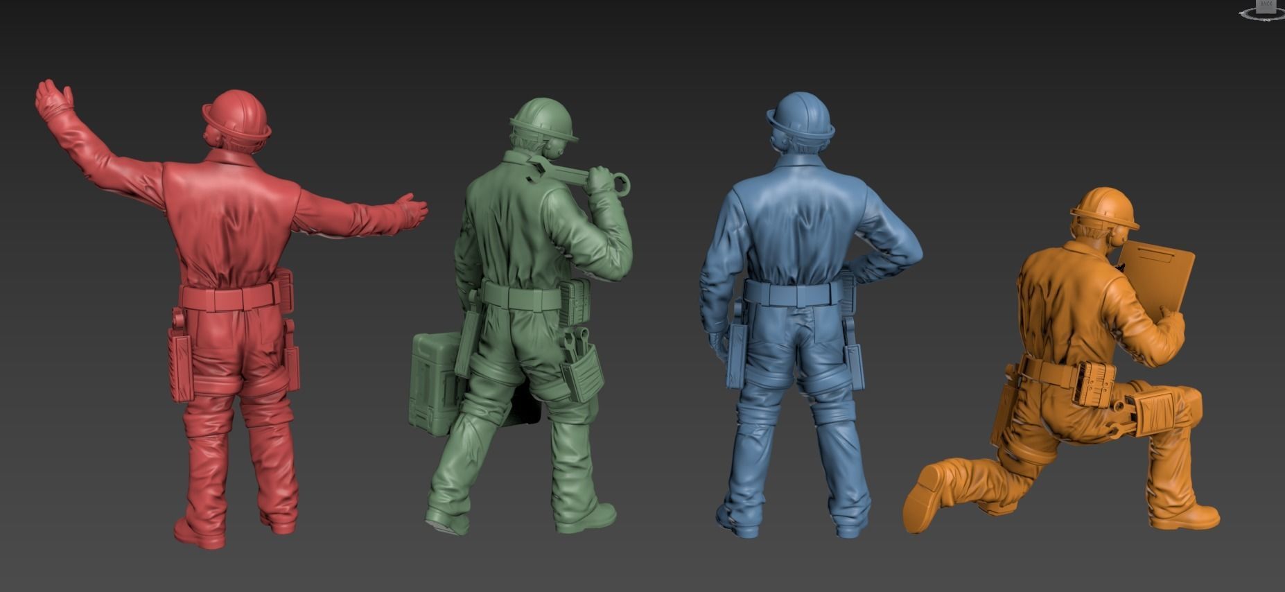 Repair Bay Set Plus Mech 3D print model_12