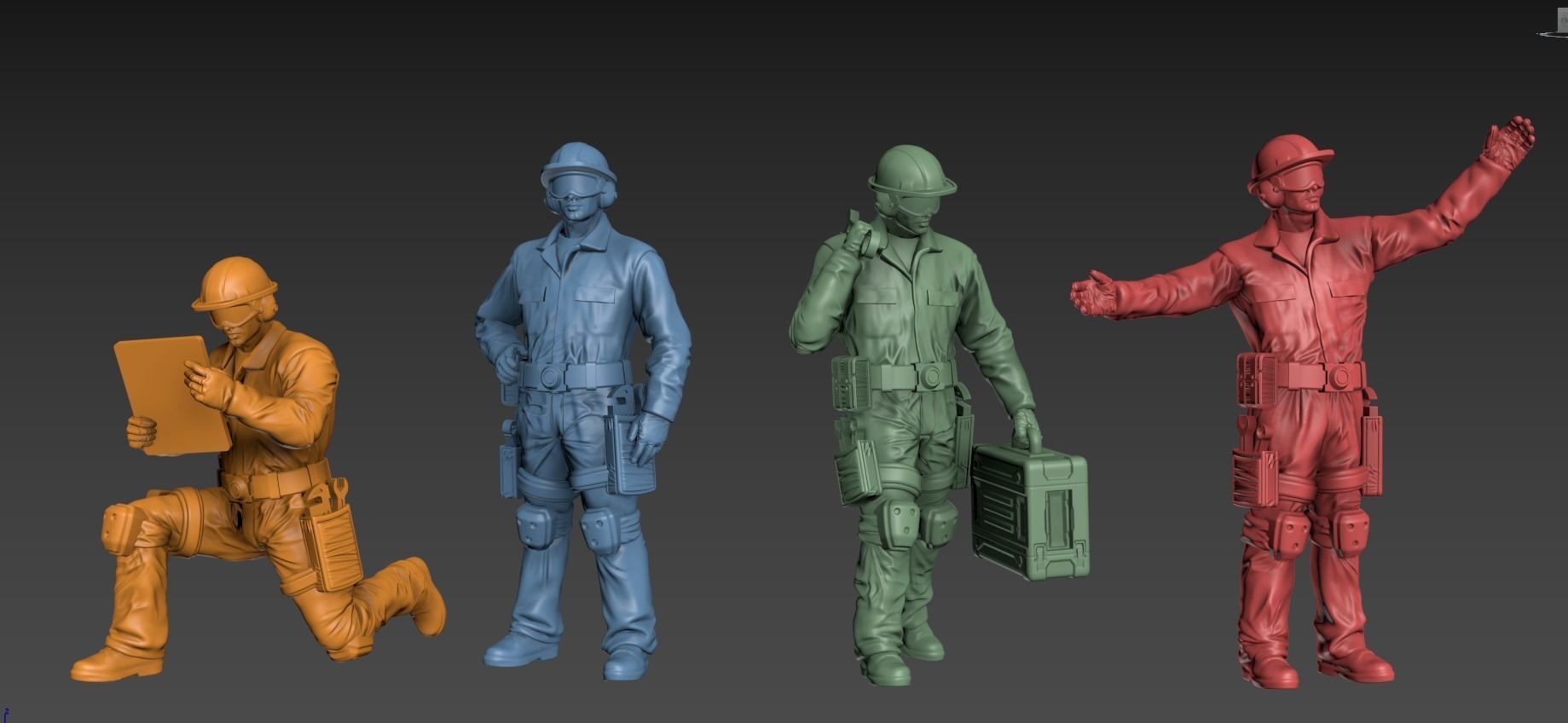 Repair Bay Set Plus Mech 3D print model_11