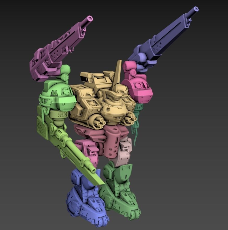 Repair Bay Set Plus Mech 3D print model_8