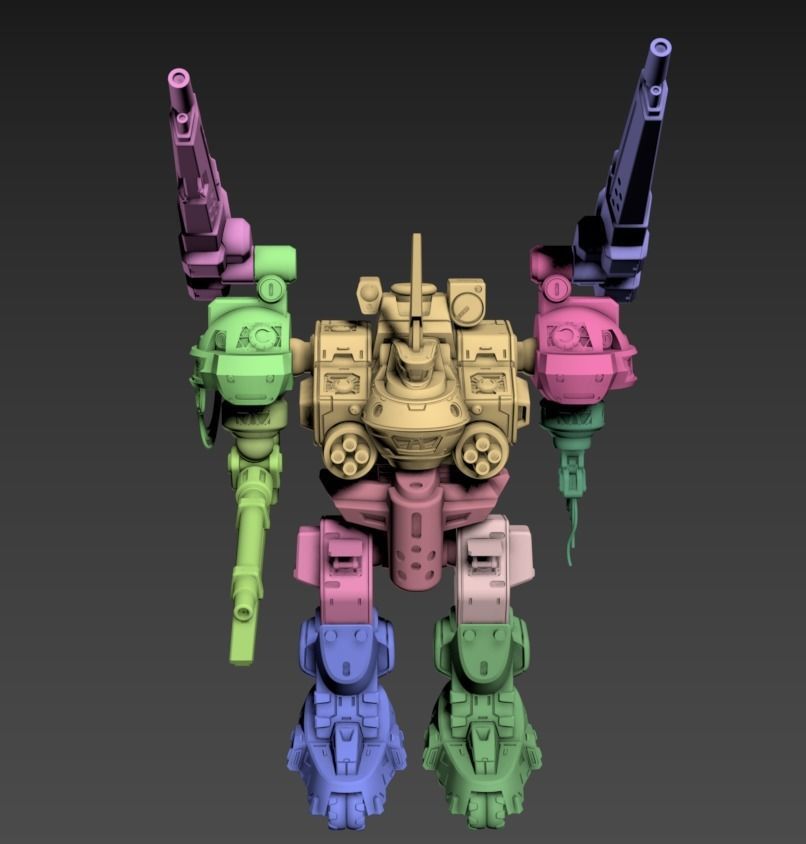 Repair Bay Set Plus Mech 3D print model_6