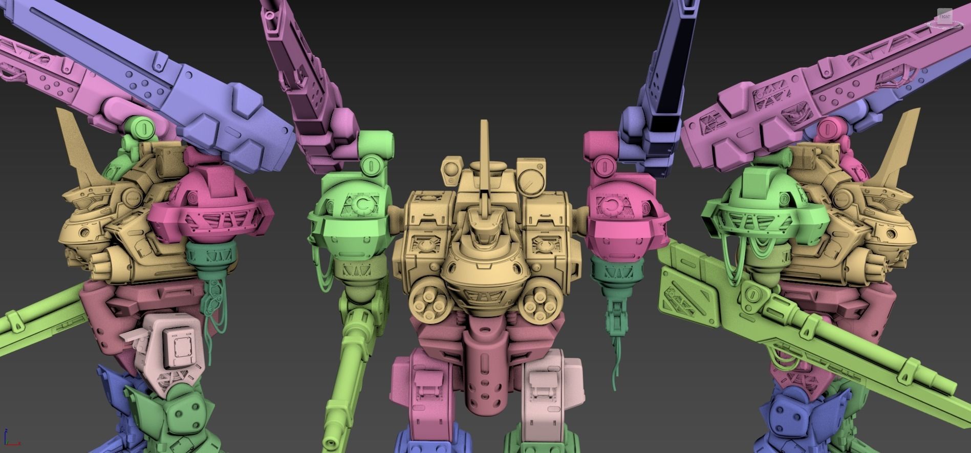 Repair Bay Set Plus Mech 3D print model_9