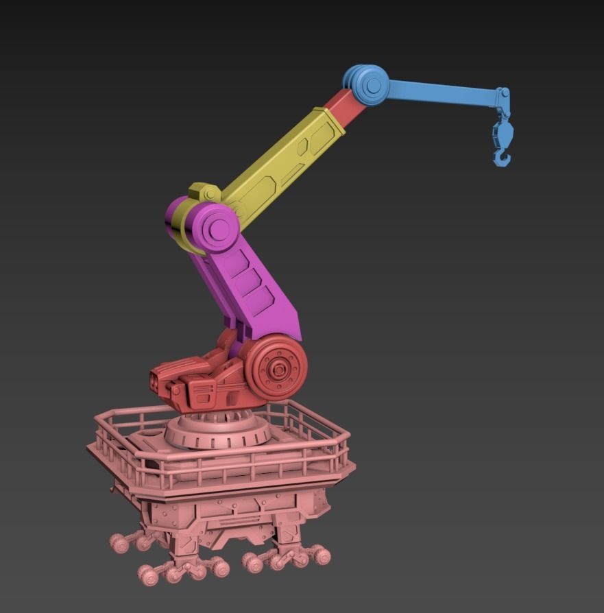 Repair Bay Set Plus Mech 3D print model_13