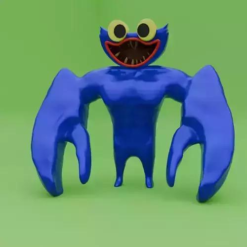 sculpting huggy wuggy crab