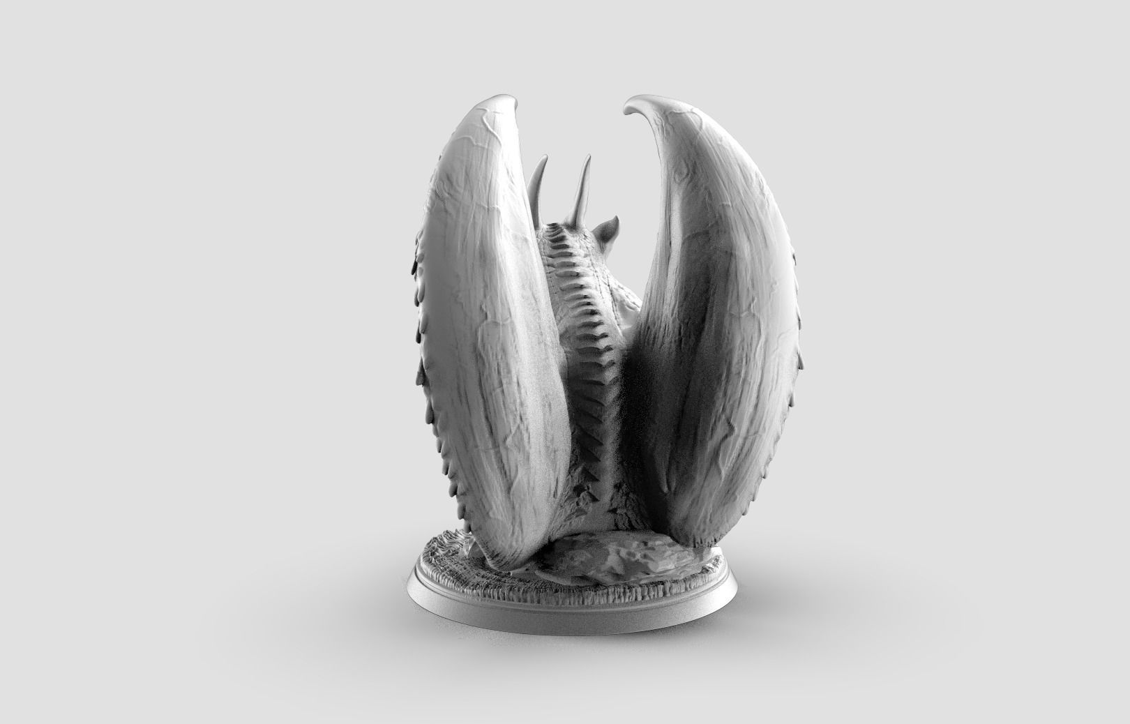 Lithic Warden Gargoyle Free 3D print model_3