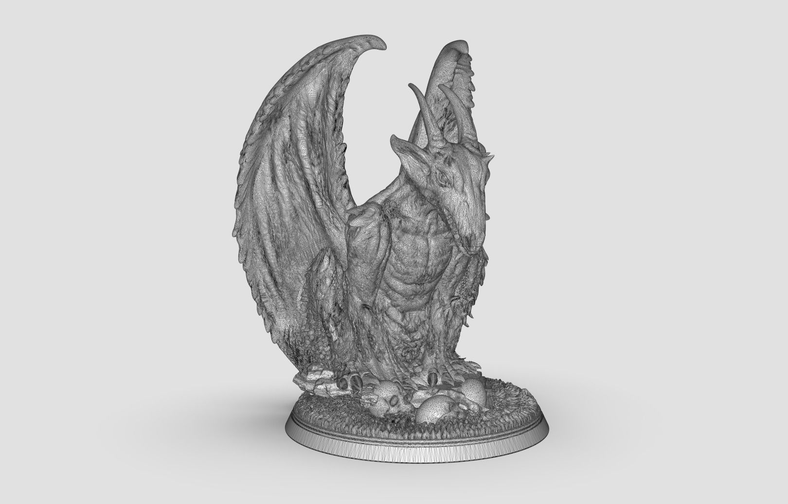 Lithic Warden Gargoyle Free 3D print model_5