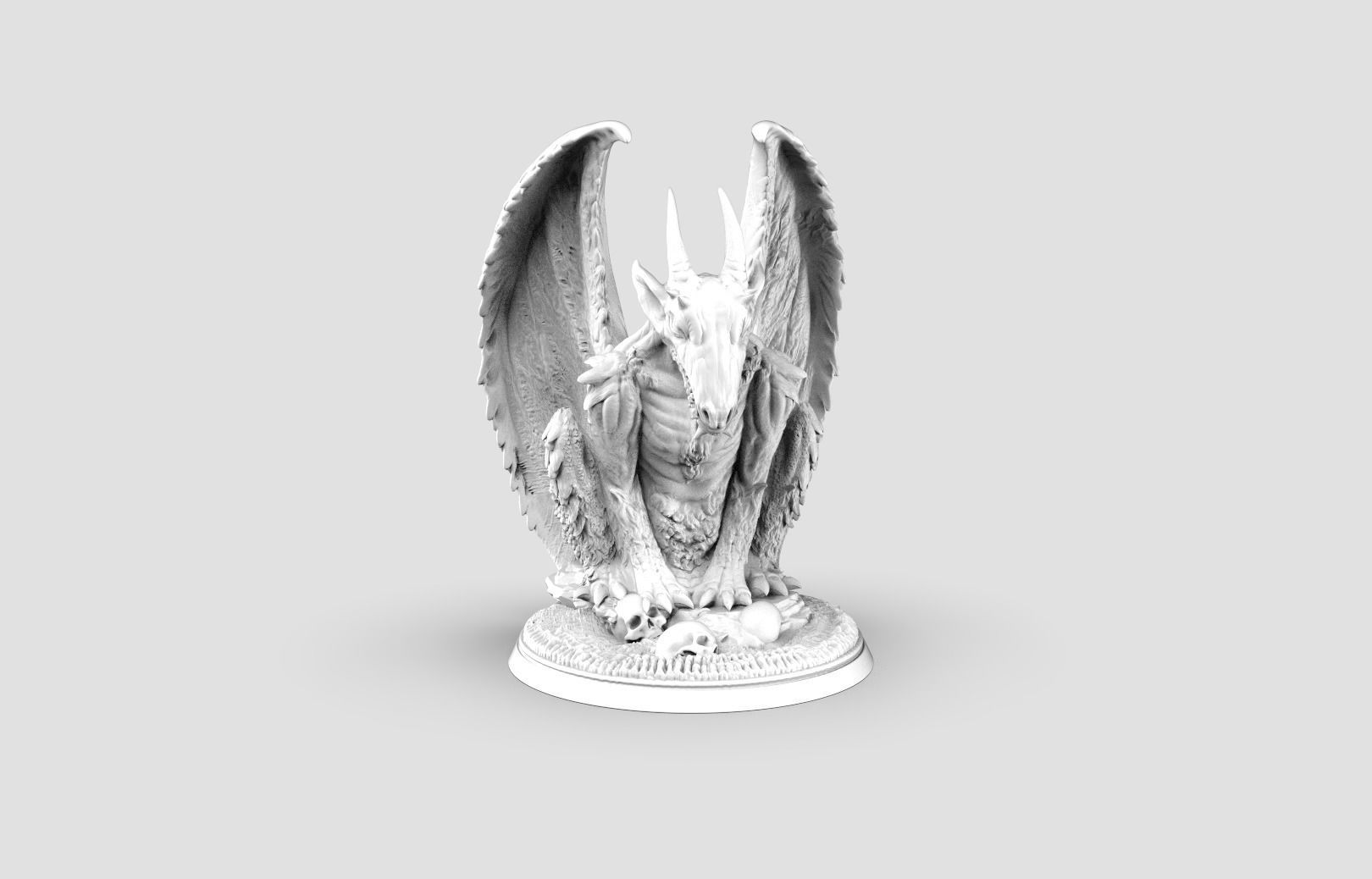Lithic Warden Gargoyle Free 3D print model_4