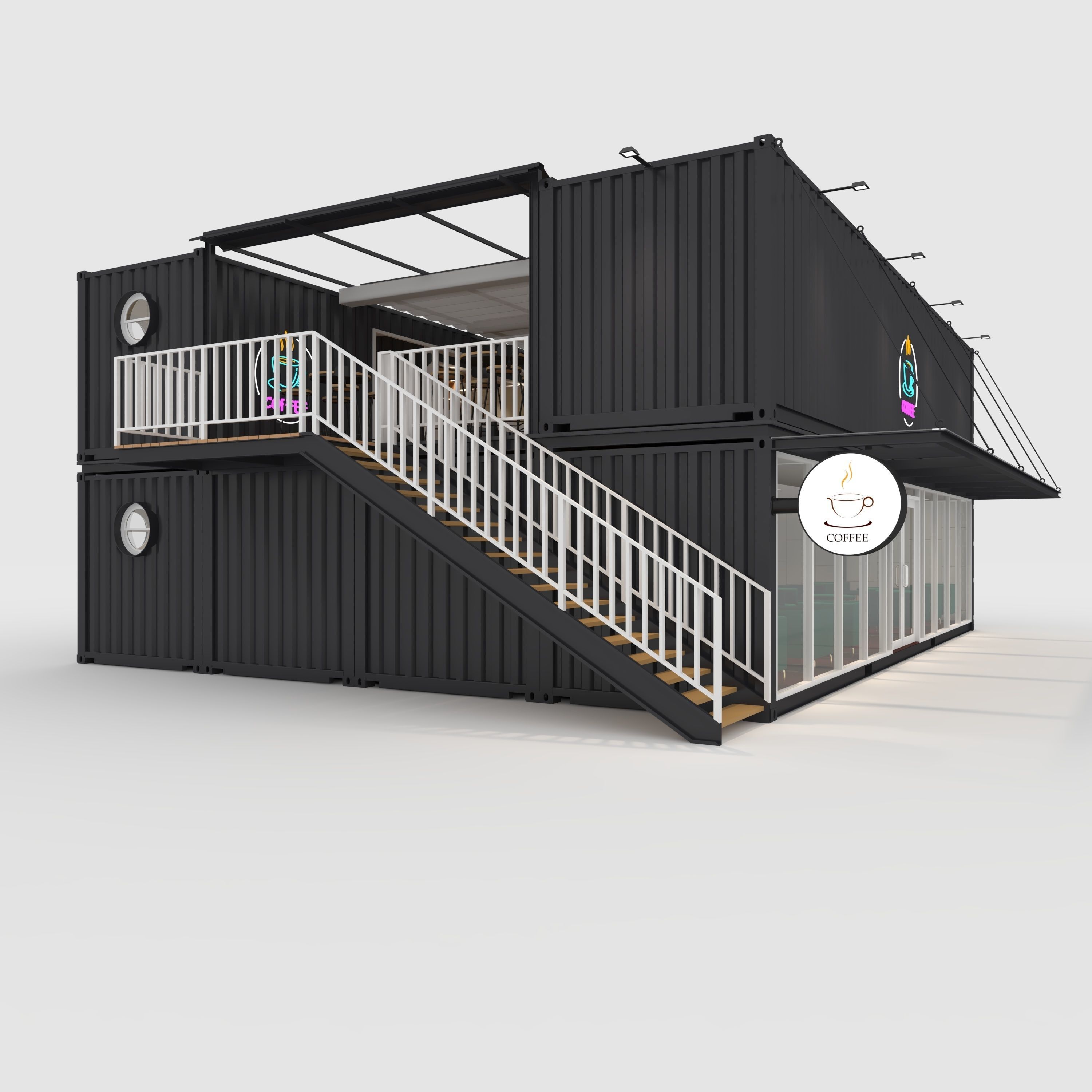 Container Cafe 13 3D model_16