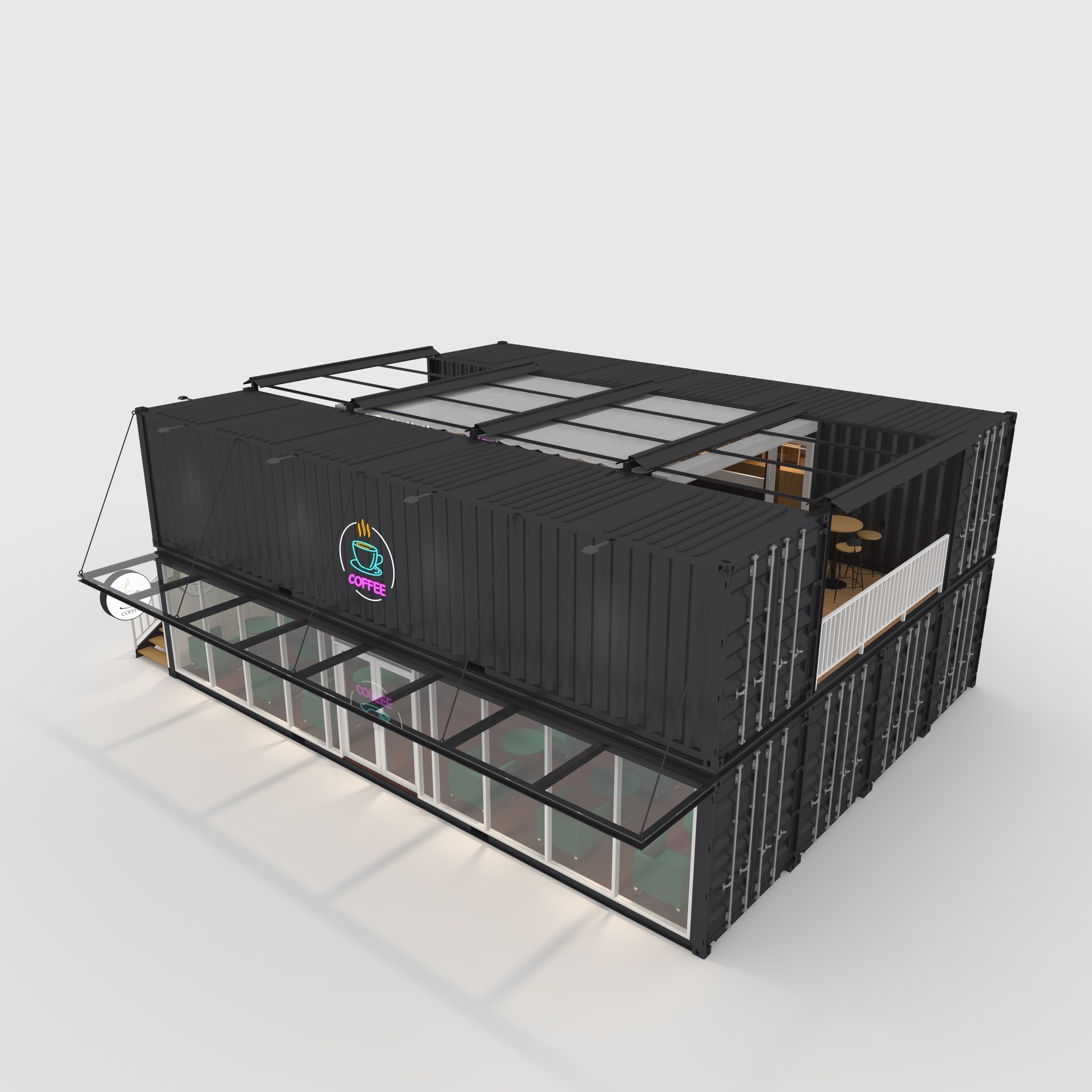 Container Cafe 13 3D model_12