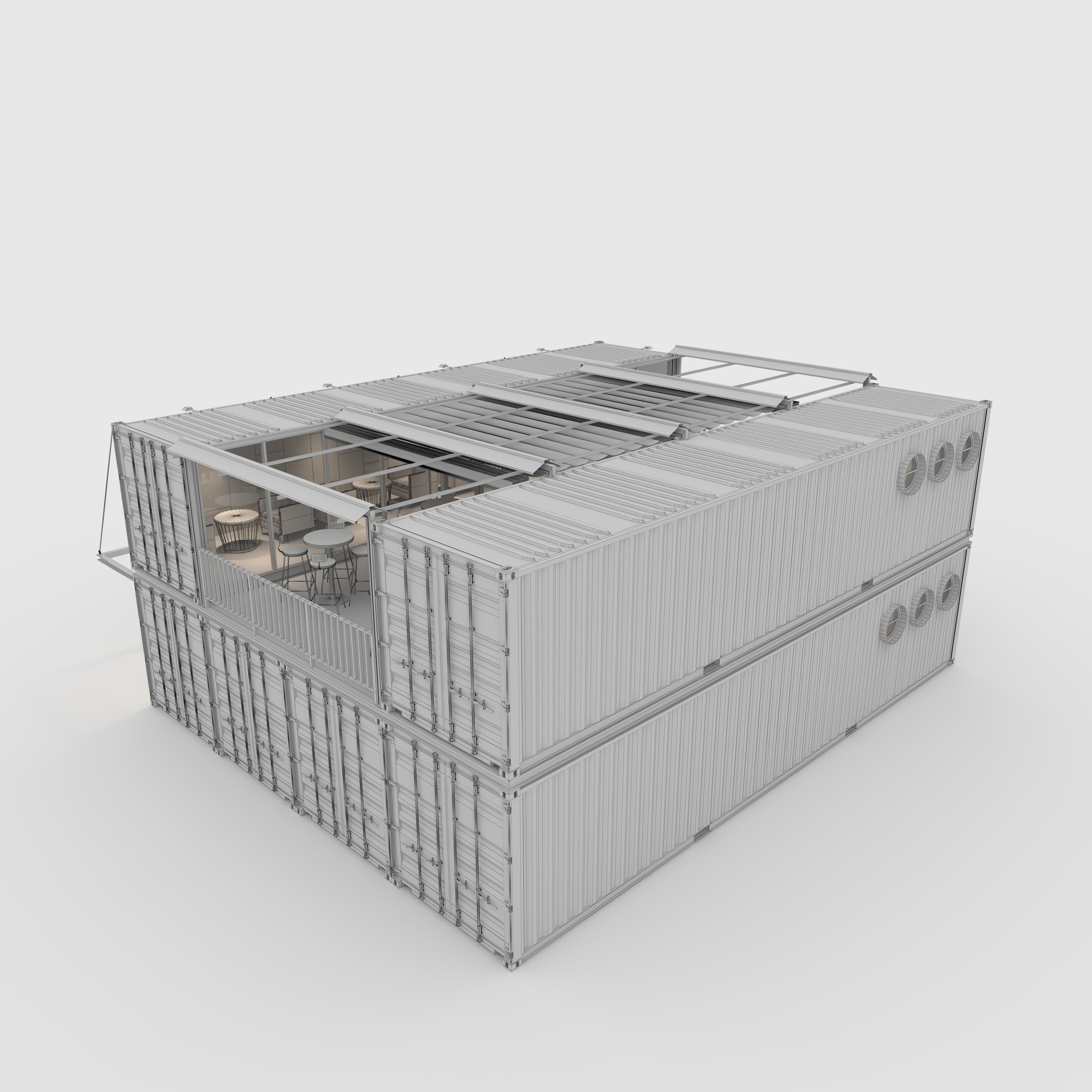 Container Cafe 13 3D model_15
