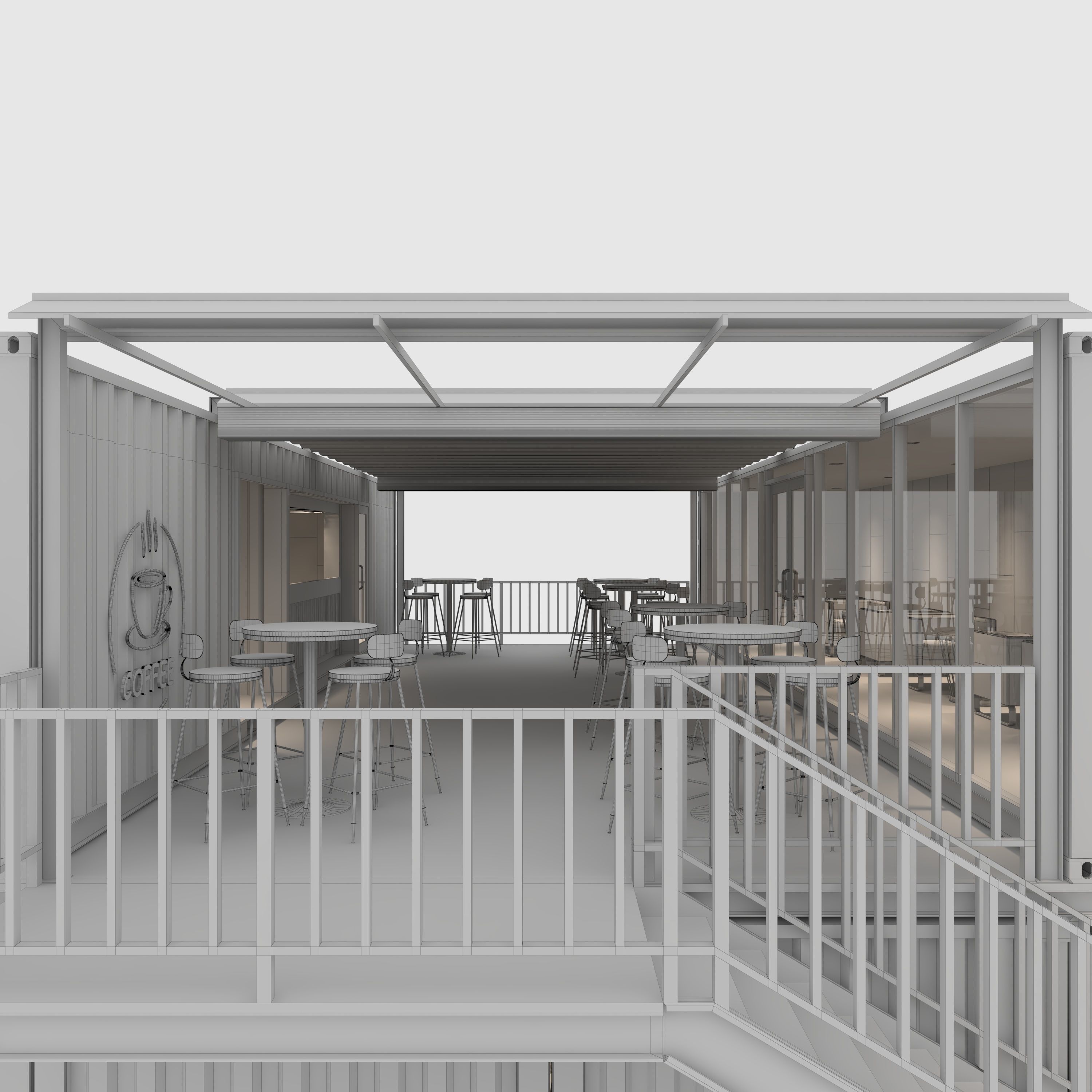 Container Cafe 13 3D model_29