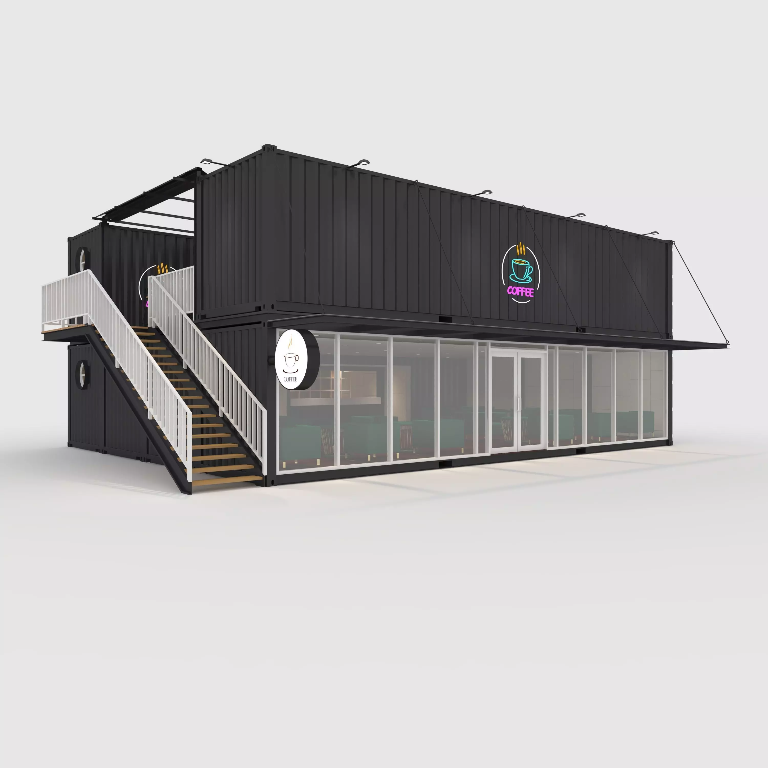Container Cafe 13 3D model_0