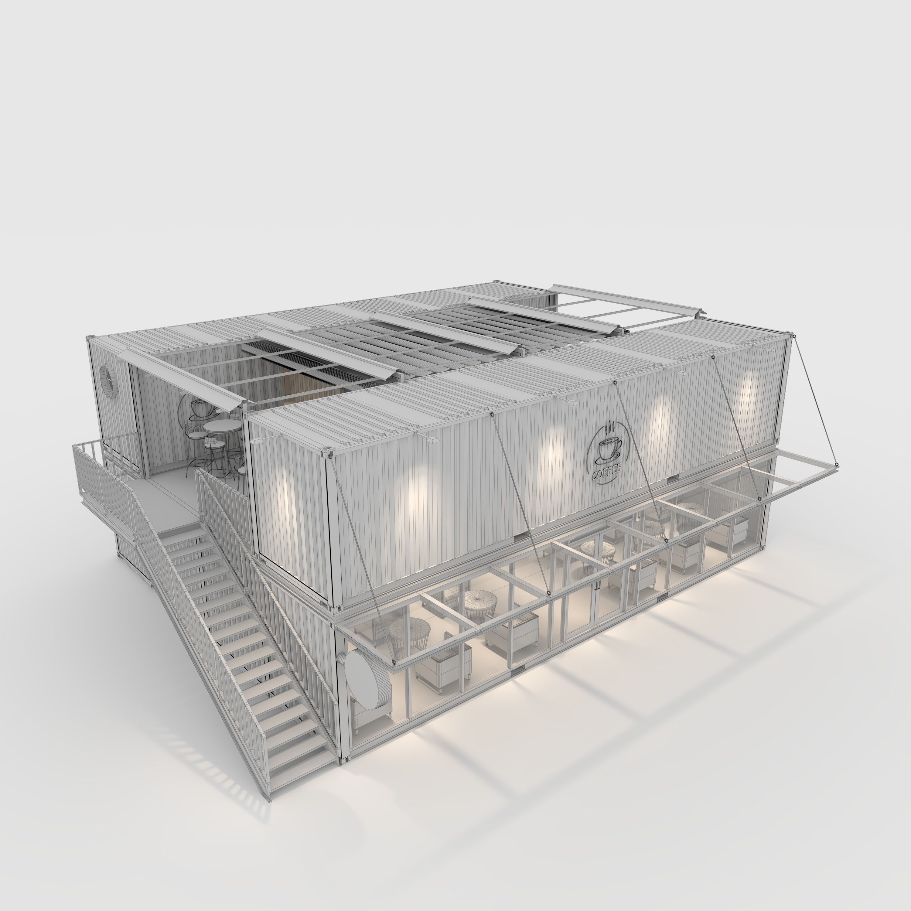 Container Cafe 13 3D model_9
