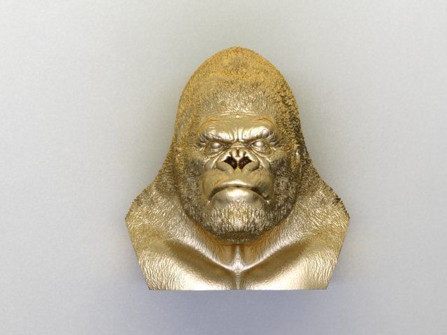 King Kong 3D print model_3
