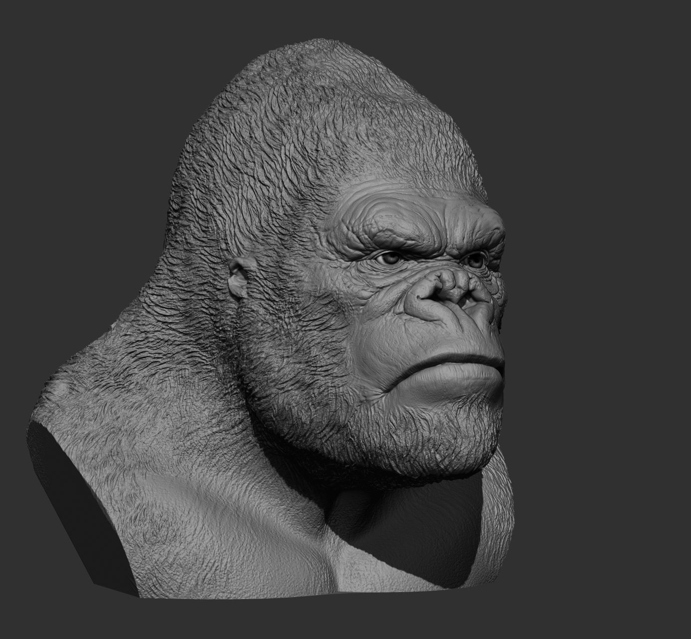 King Kong 3D print model_2