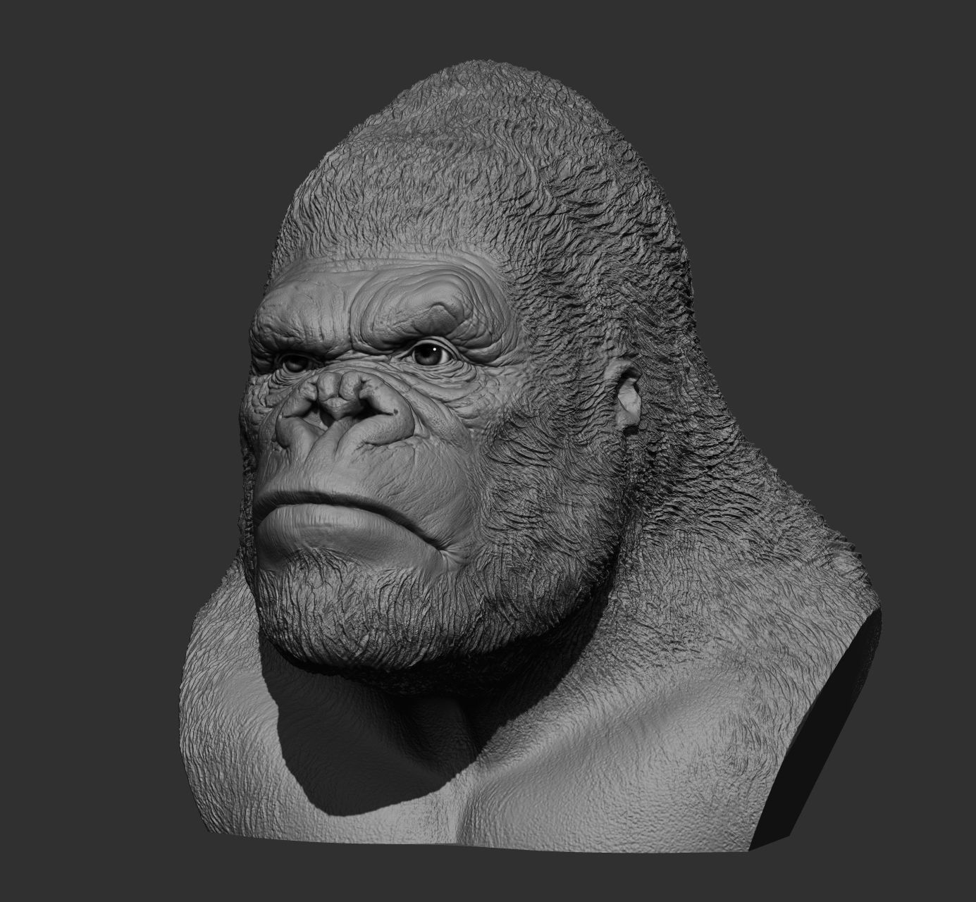 King Kong 3D print model_1