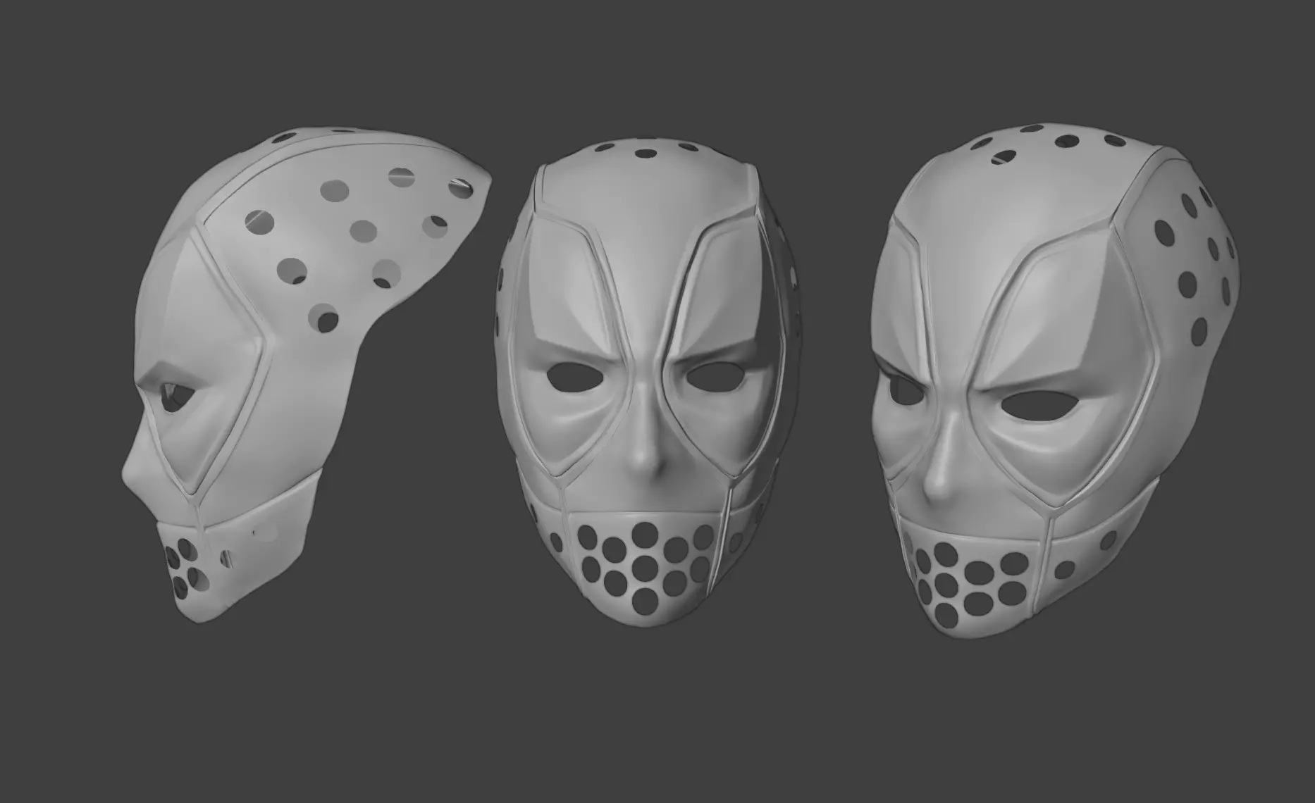 Deadpool Mask by SkazStudio with lenses 3D print model_0