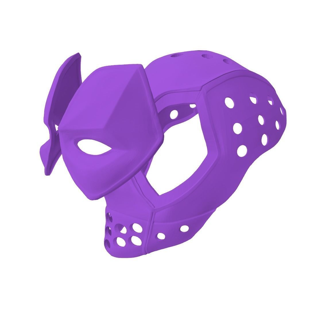 Deadpool Mask by SkazStudio with lenses 3D print model_2