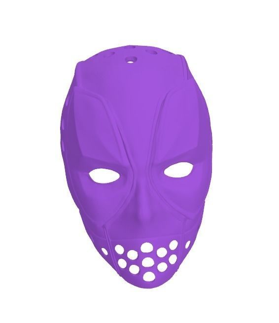 Deadpool Mask by SkazStudio with lenses 3D print model_1