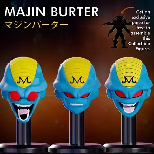 MAJIN BURTER PACK CUSTOM HEAD 