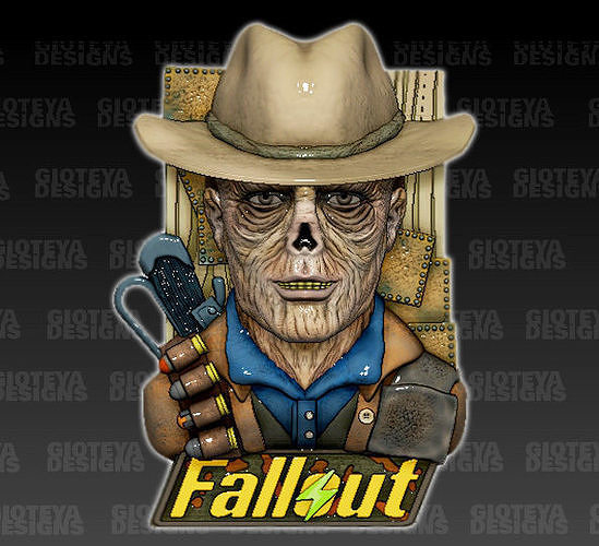 Fallout The Ghoul 3D model