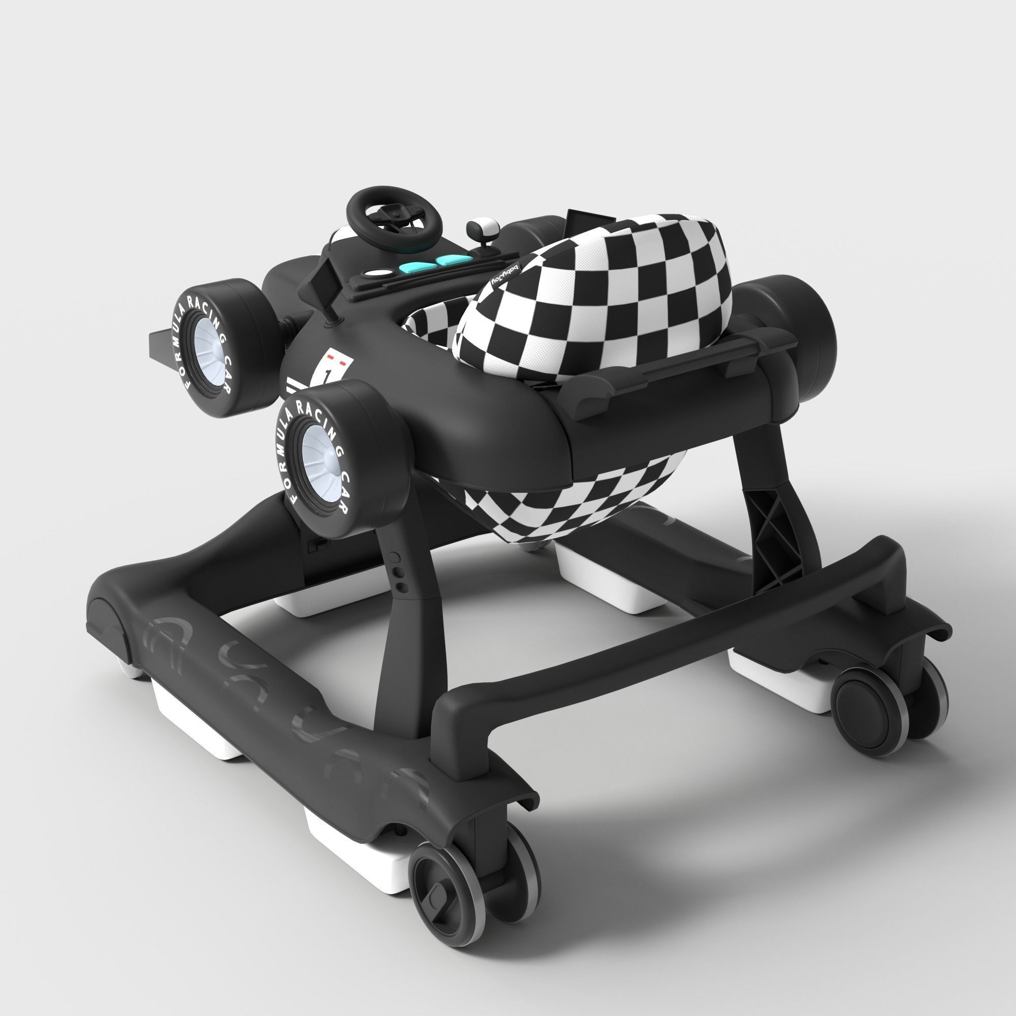 FOLDABLE BABY PUSH WALKER 3D model_4