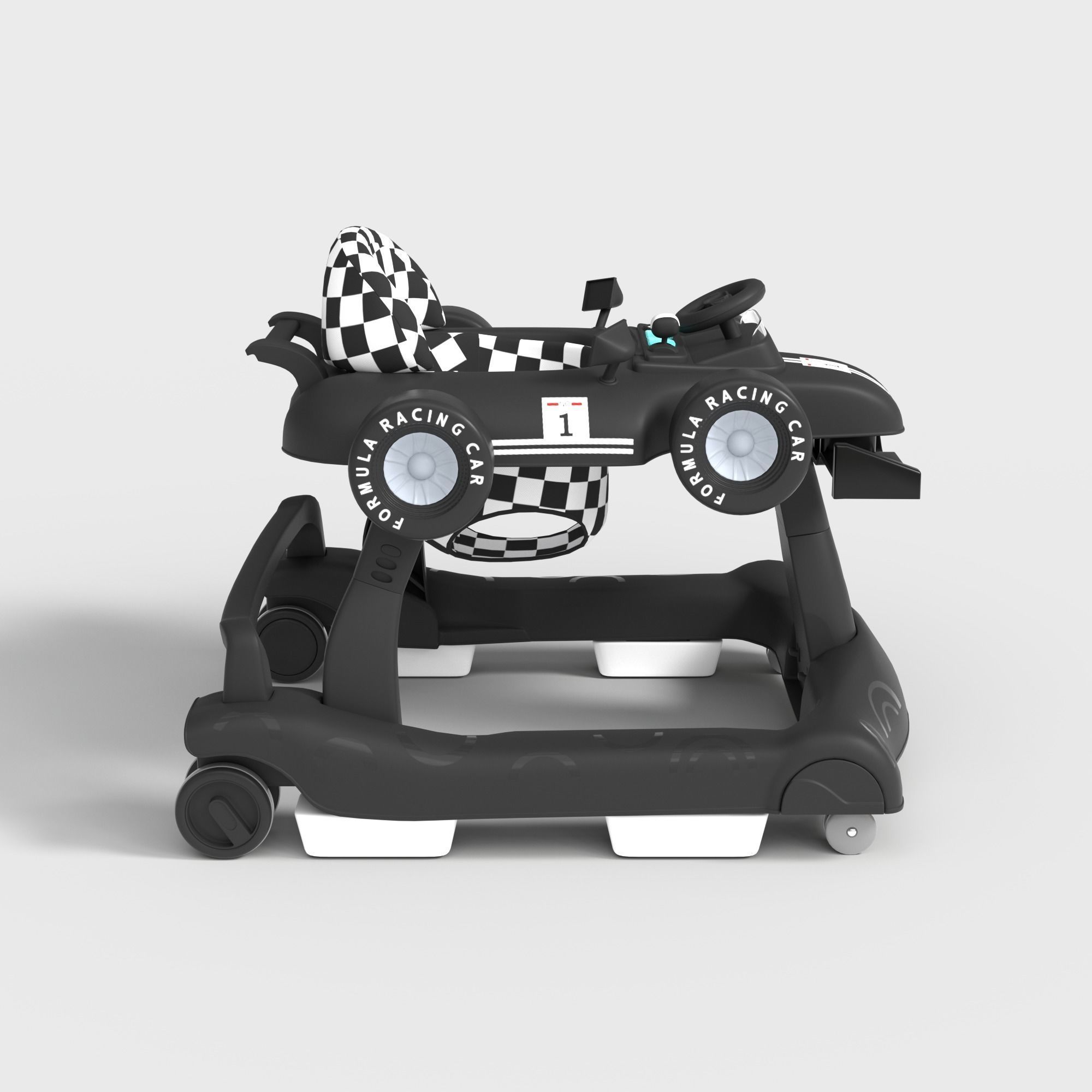 FOLDABLE BABY PUSH WALKER 3D model_2