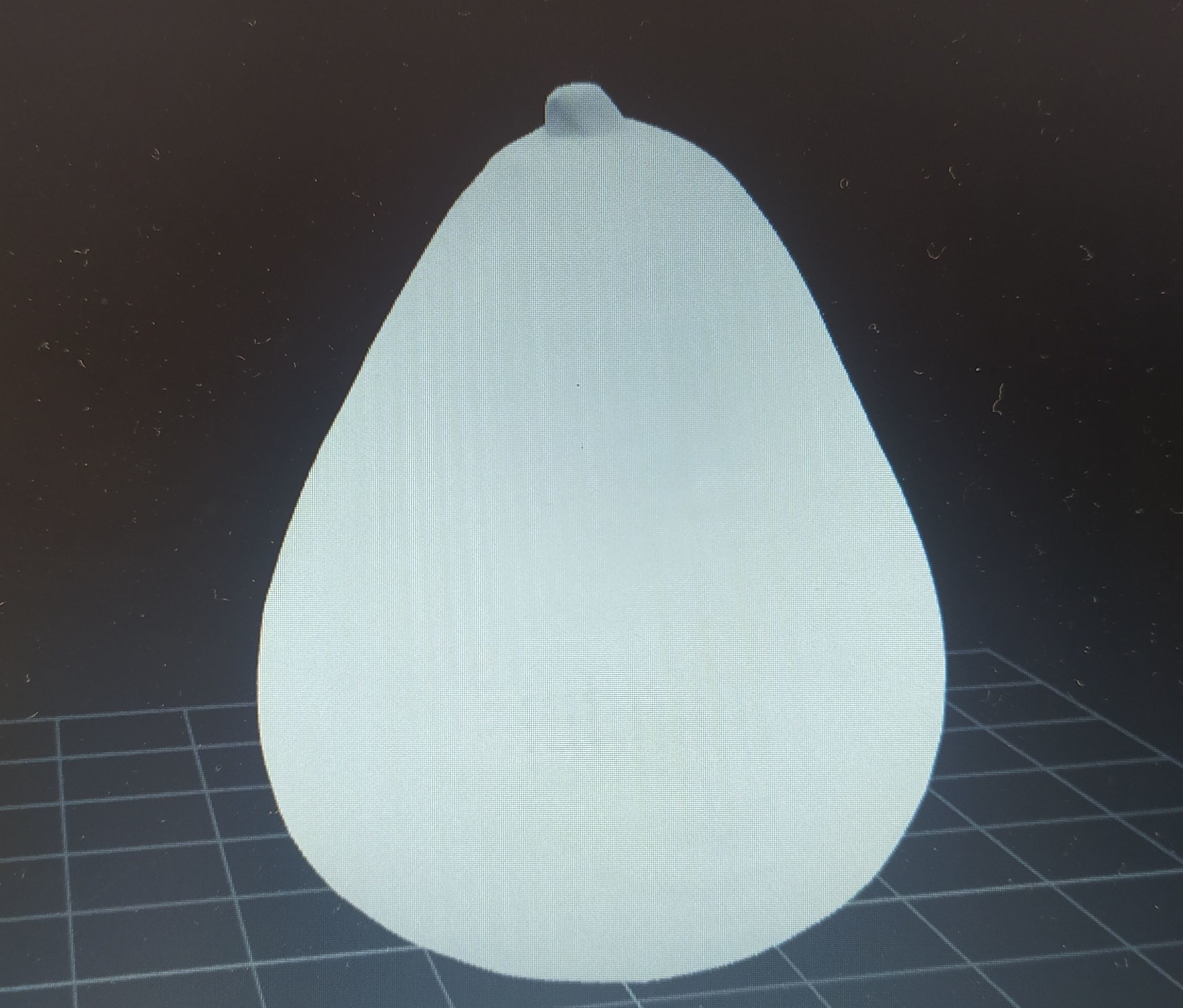 plush avocado Low-poly 3D model_2