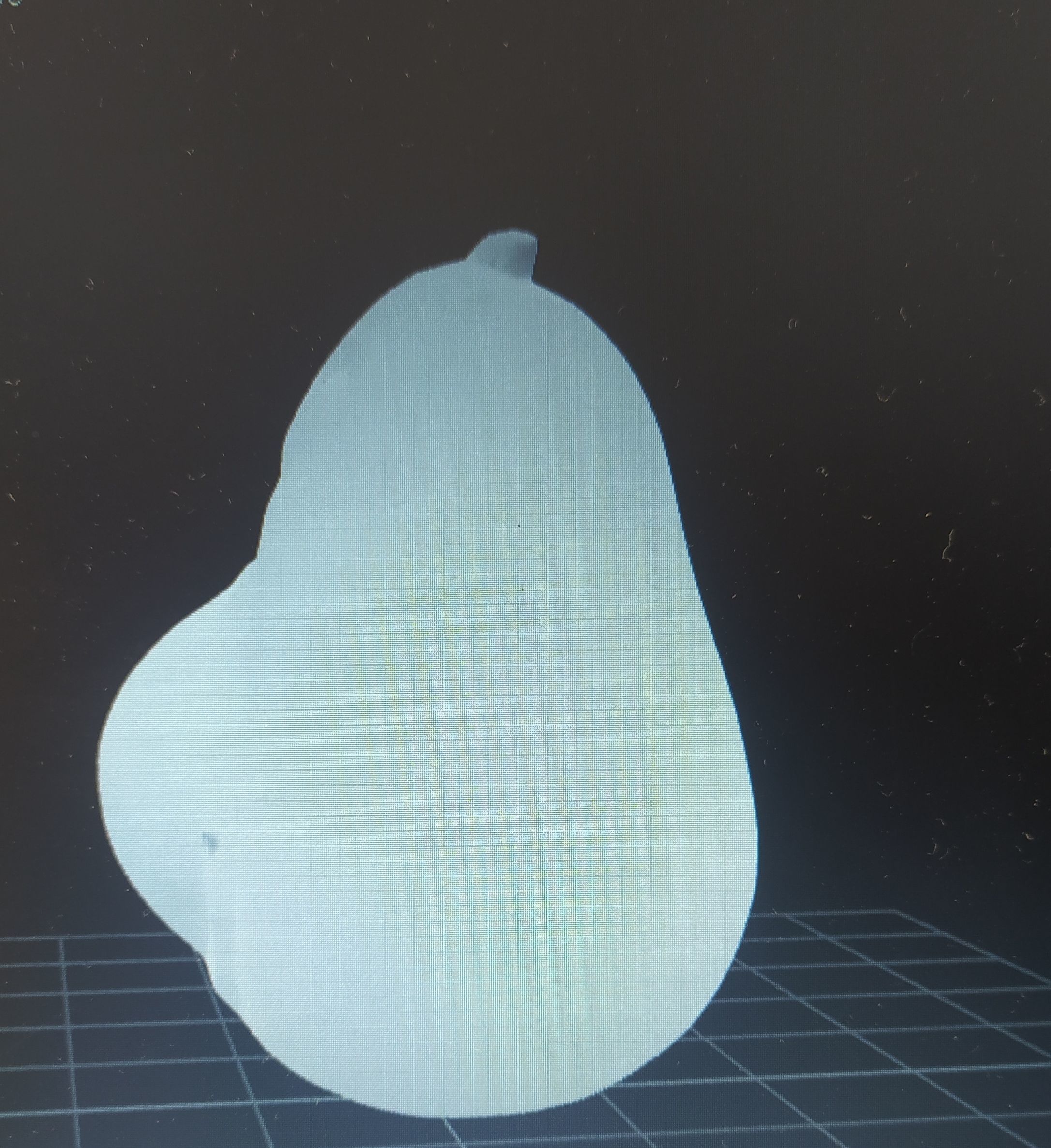 plush avocado Low-poly 3D model_1