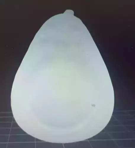 plush avocado Low-poly 3D model