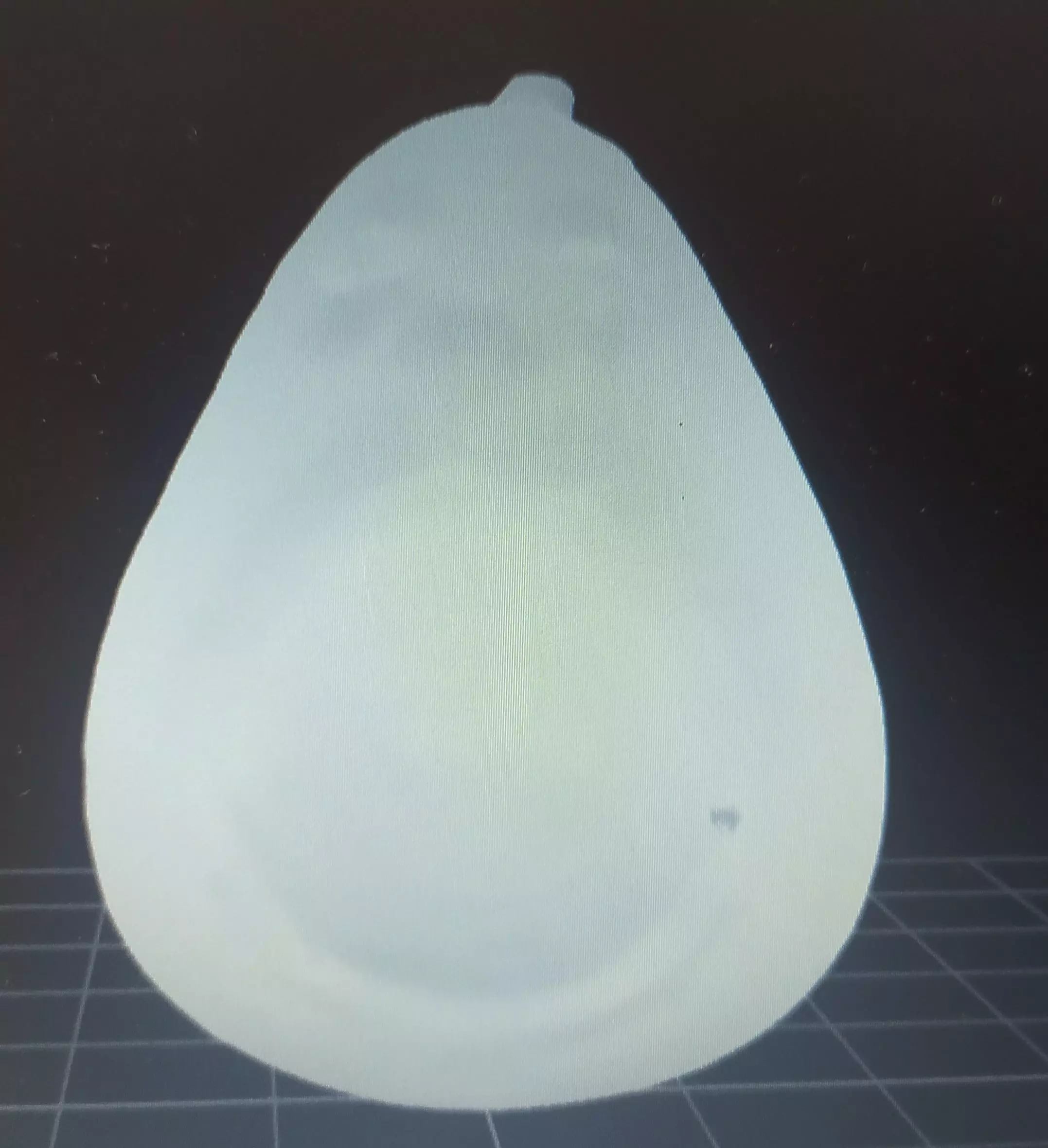 plush avocado Low-poly 3D model_0