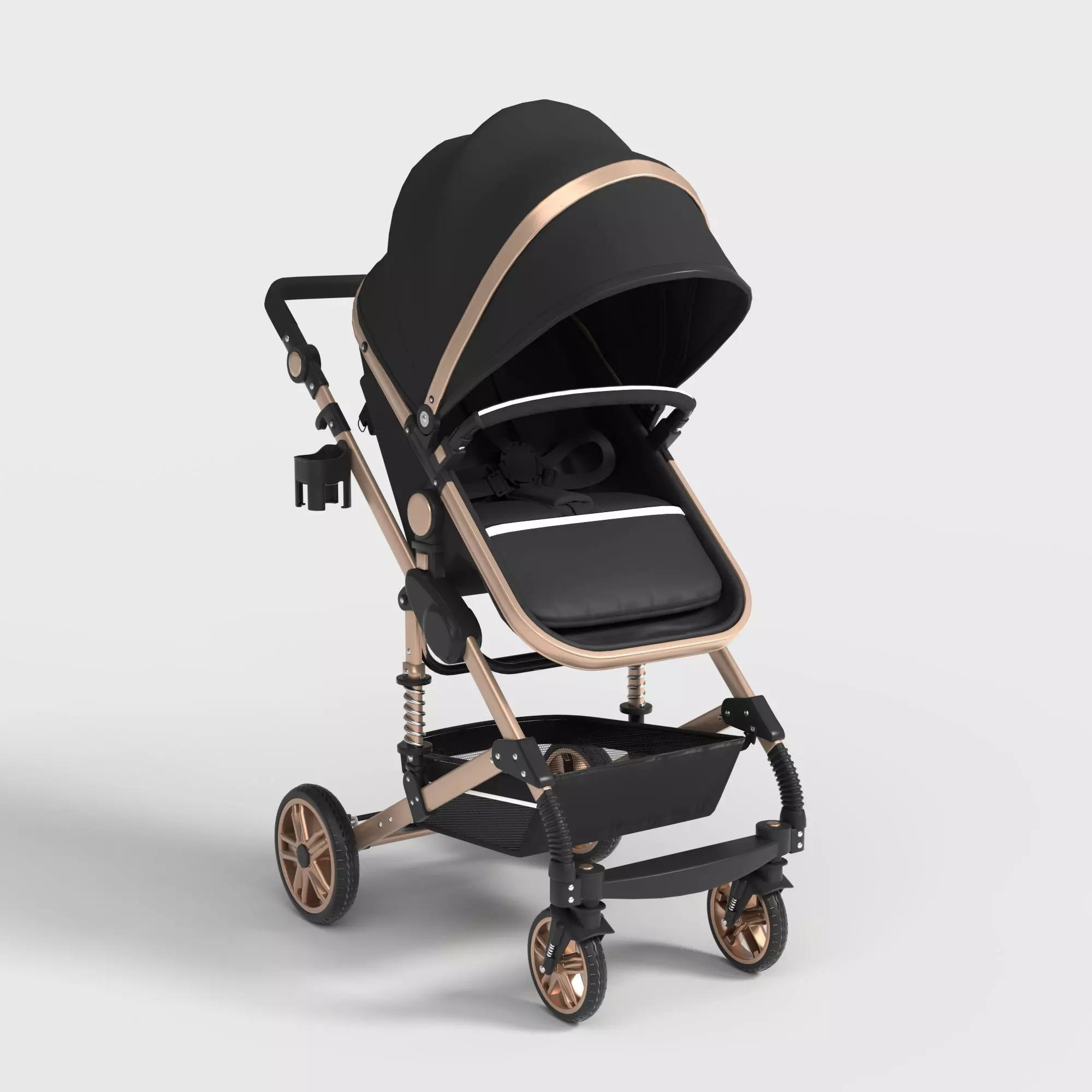 FOLDABLE PRAM STROLLER  3D model_0