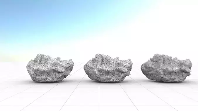laos Rock and LODs 3D model