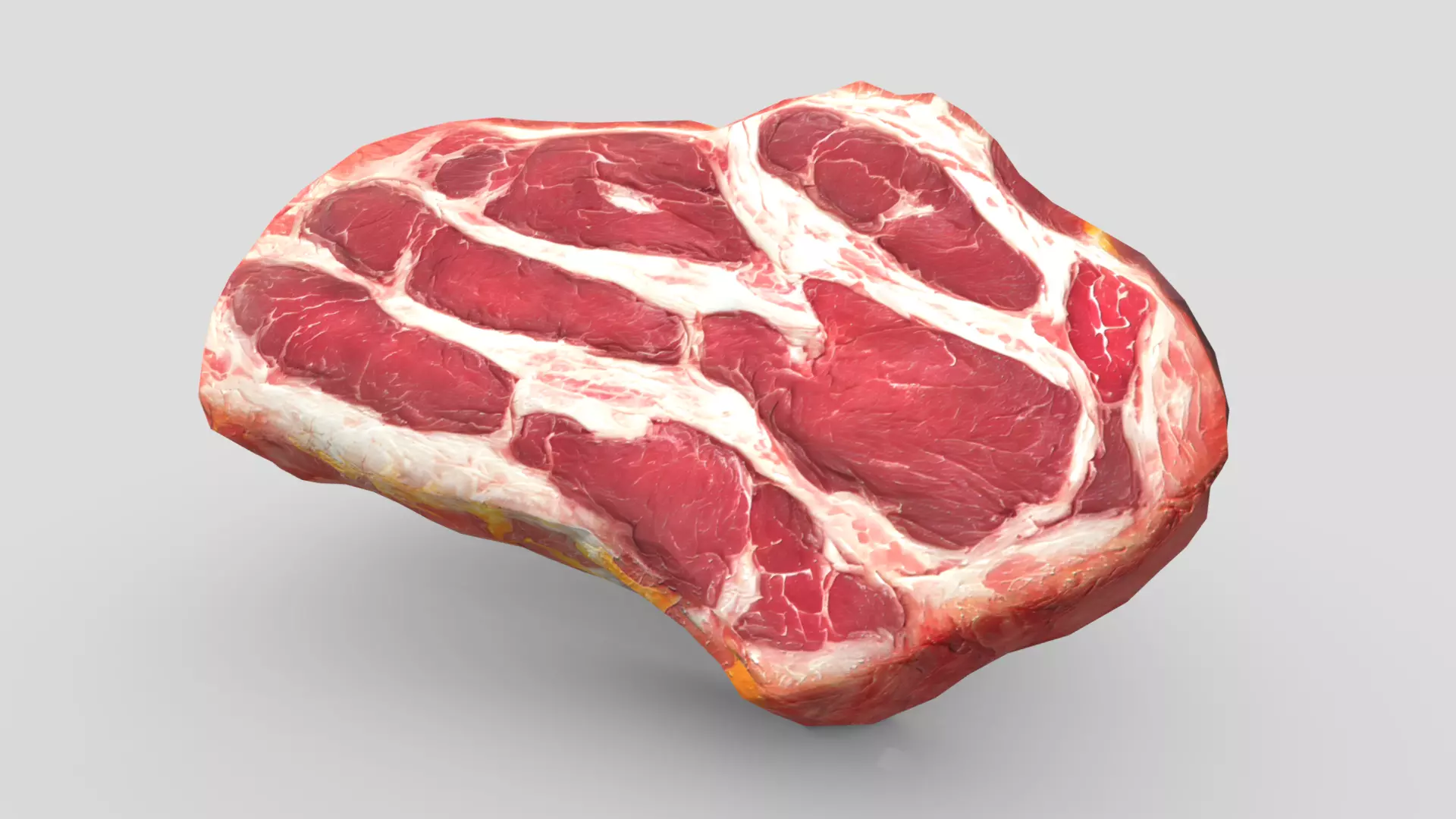 Medium Cooked Steak 3 3D model_0