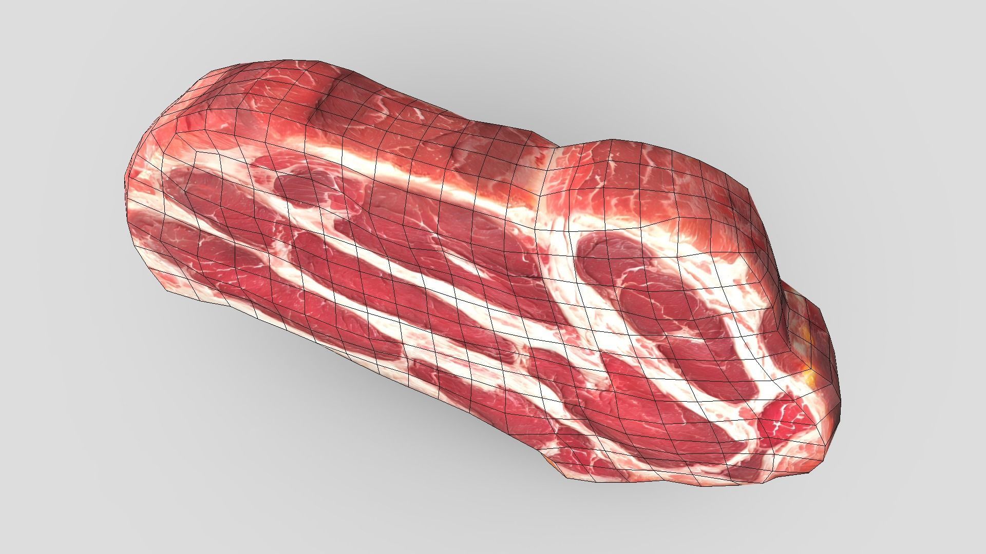 Medium Cooked Steak 3 3D model_4
