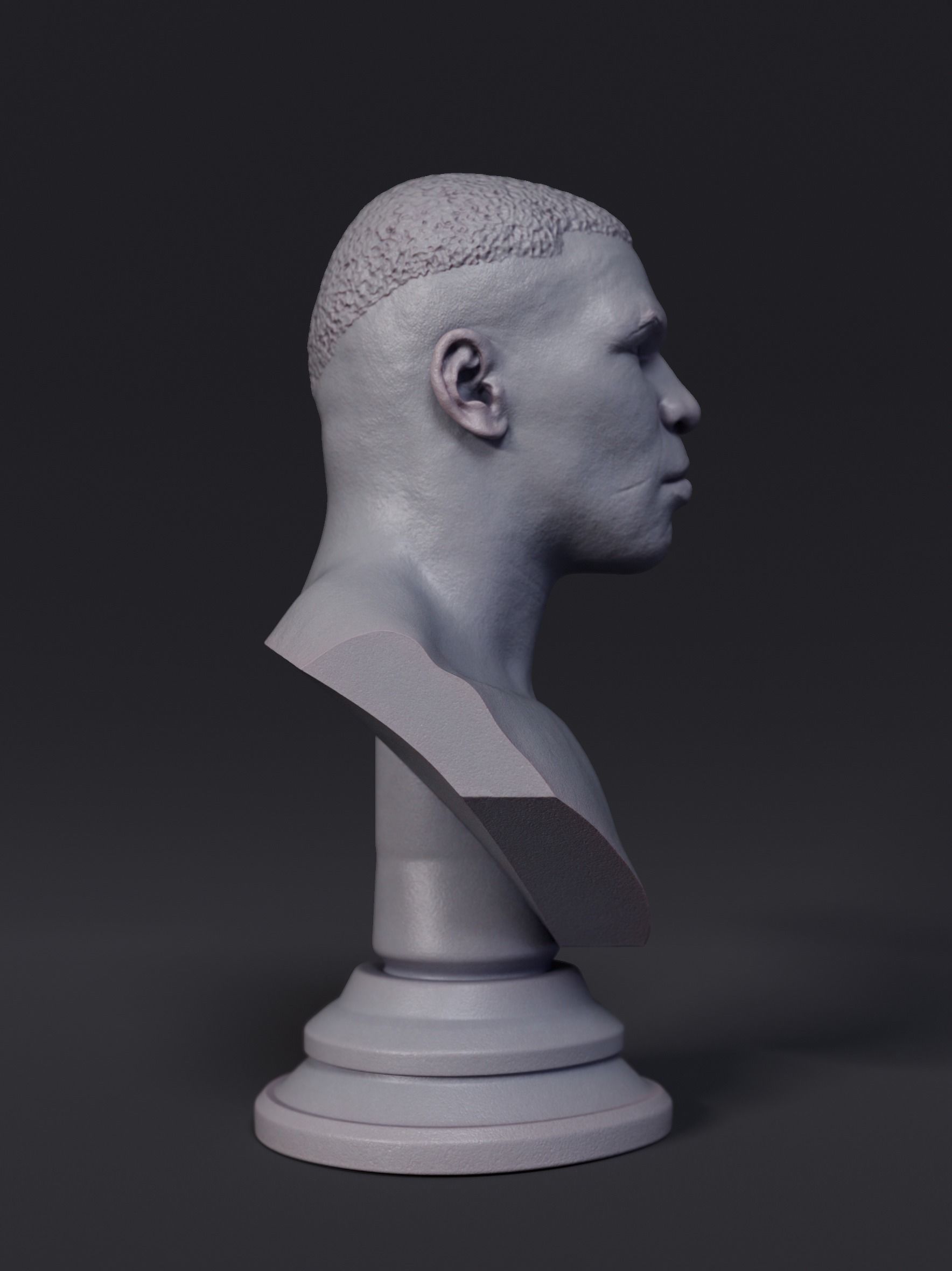 Mike Tyson Bust 3D print model_4