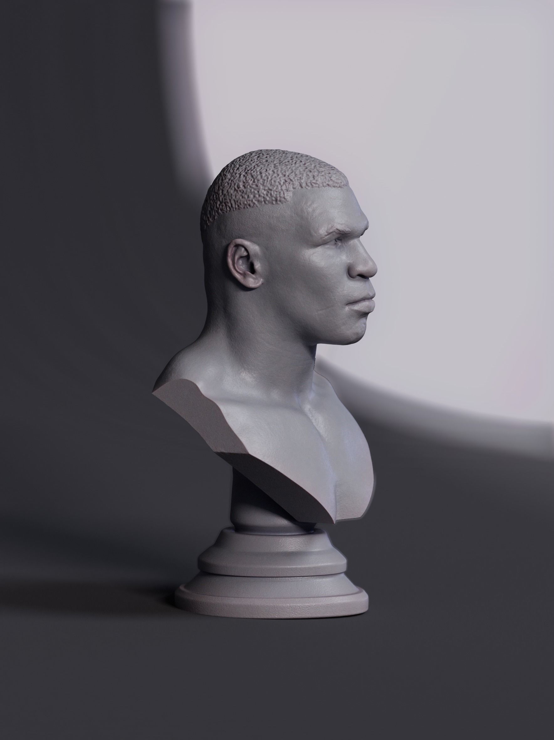 Mike Tyson Bust 3D print model_10