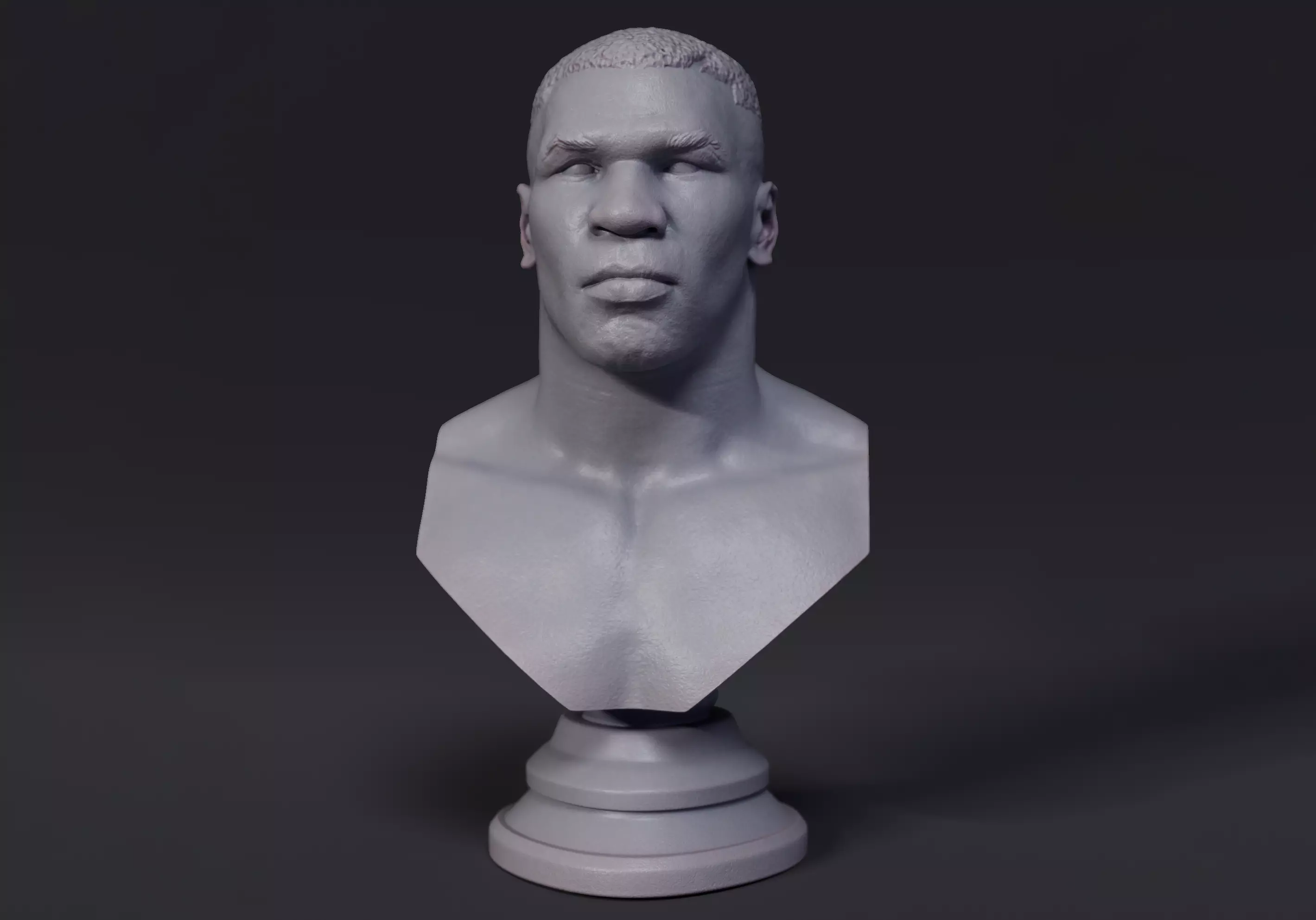 Mike Tyson Bust 3D print model_0