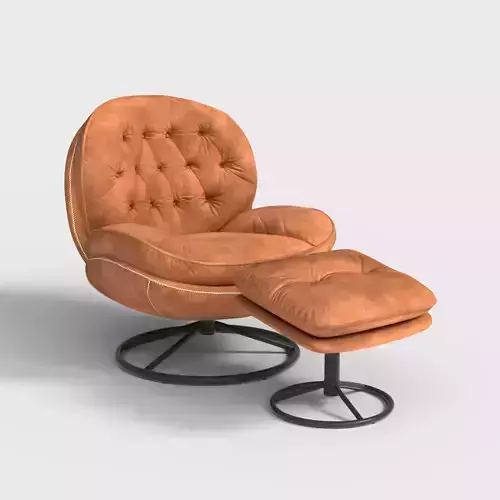 SWIVEL ACCENT VELVET CHAIR