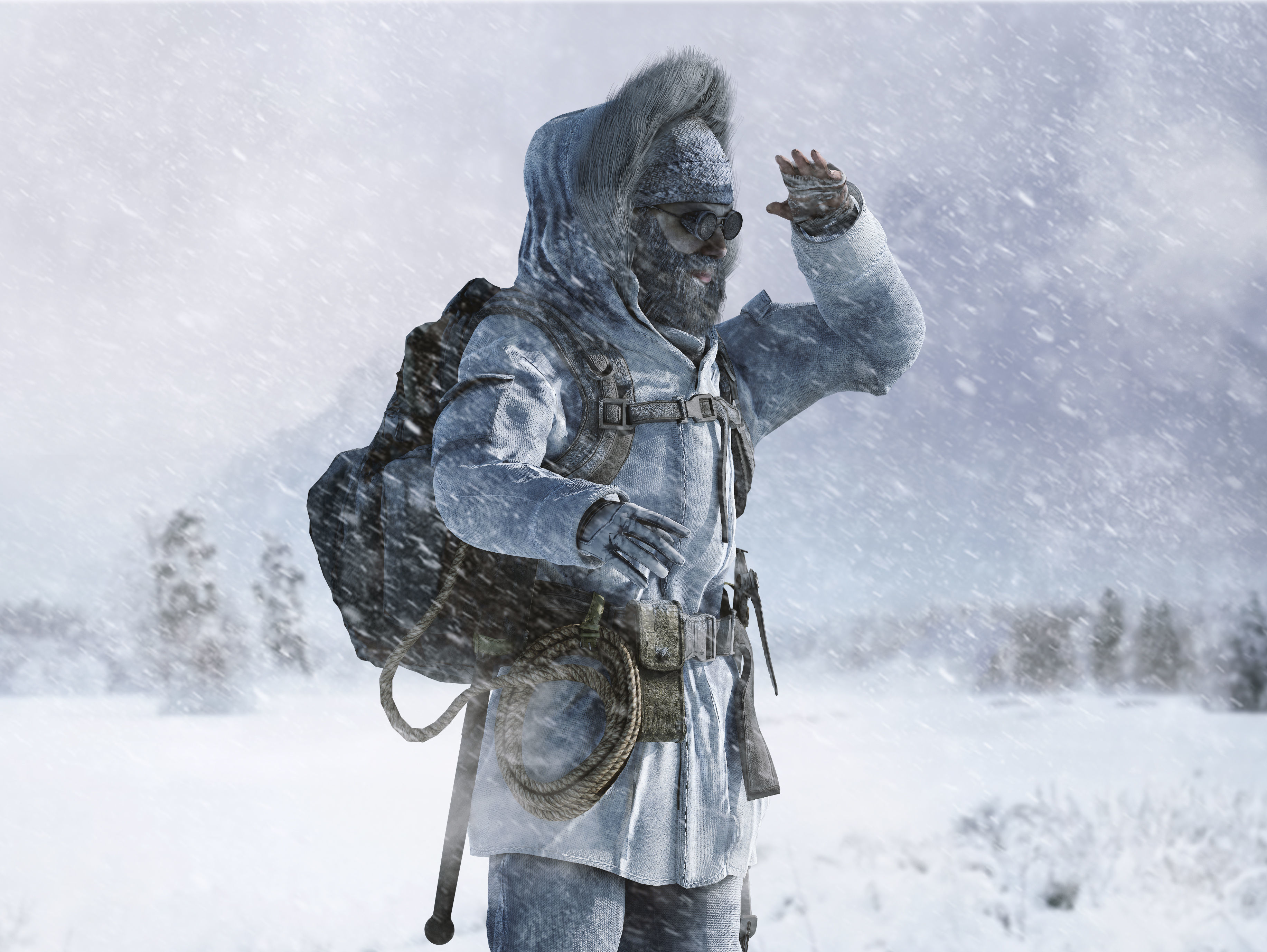 Snow Survivor Low-poly 3D model_3