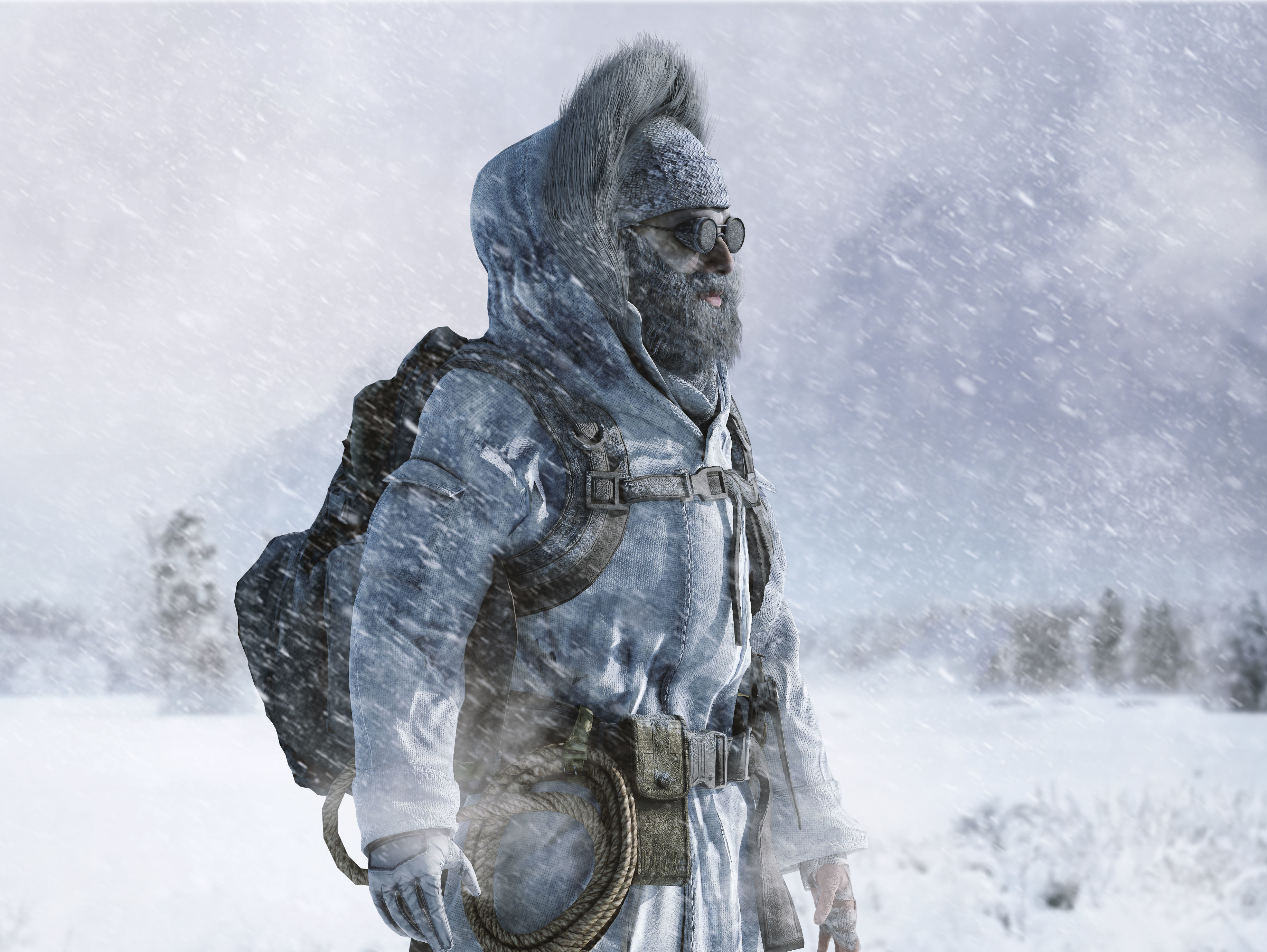 Snow Survivor Low-poly 3D model_8