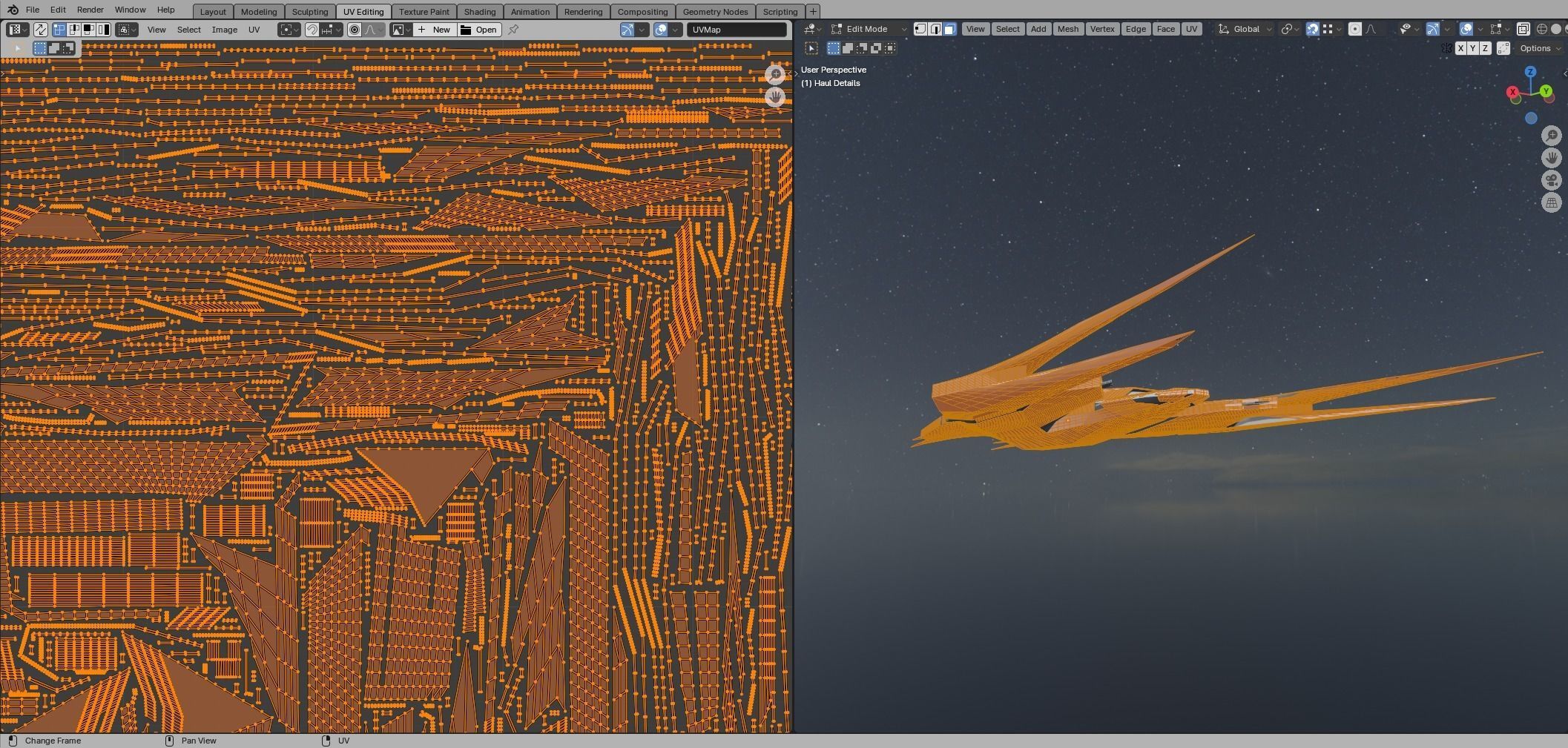 Raider Spaceship 3D model_46