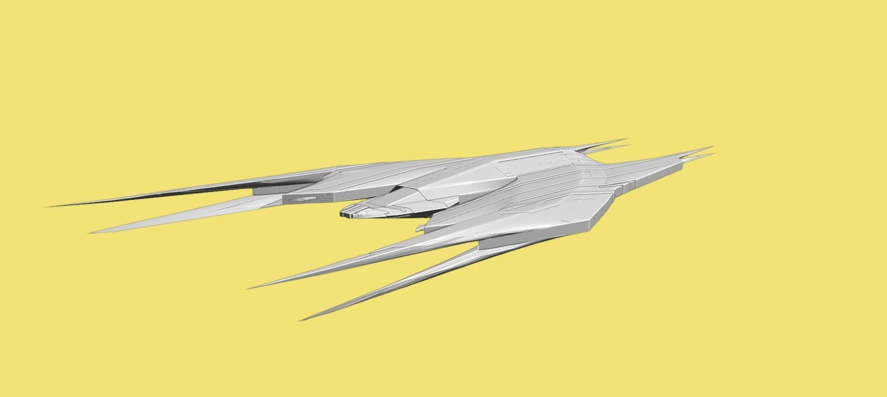 Raider Spaceship 3D model_33