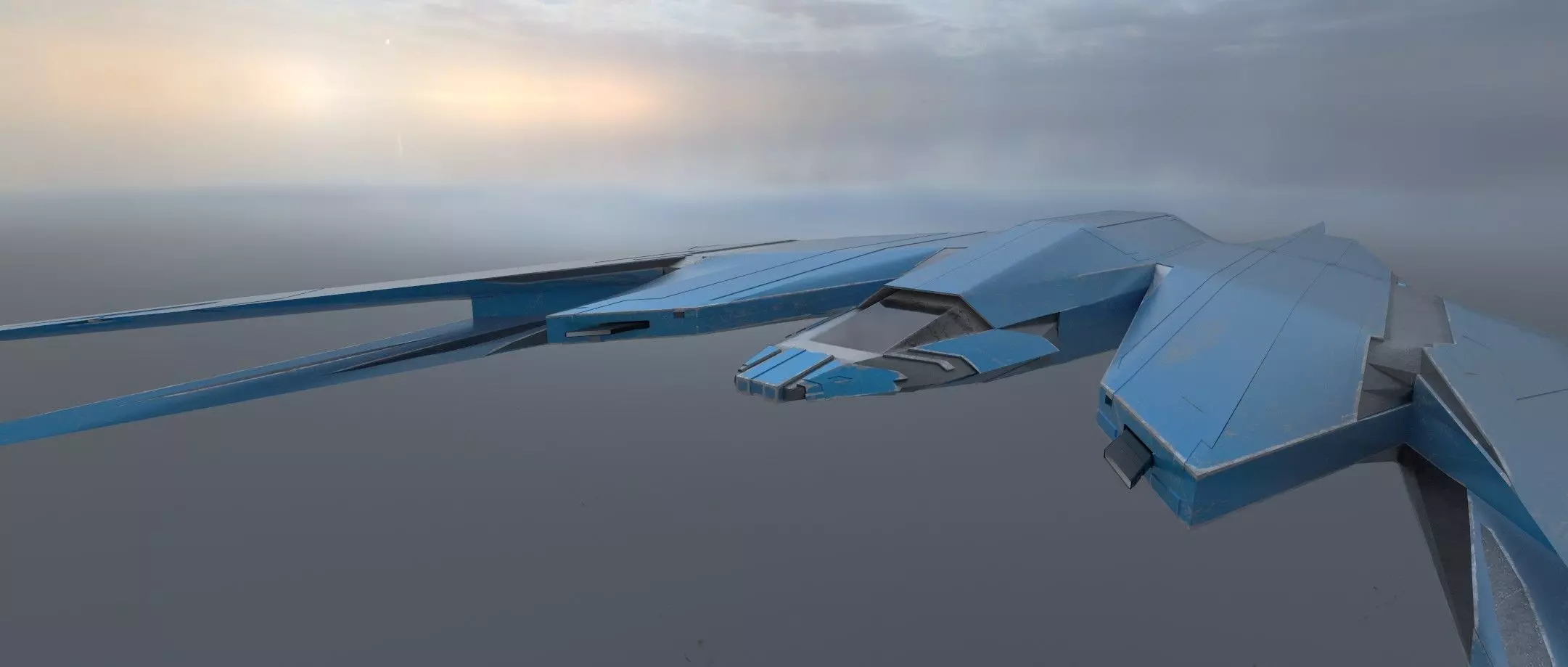 Raider Spaceship 3D model_0